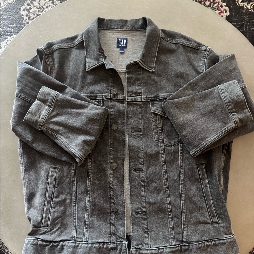 GAP Charcoal Denim Jacket
